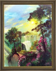  Картина с маслом Пейзаж